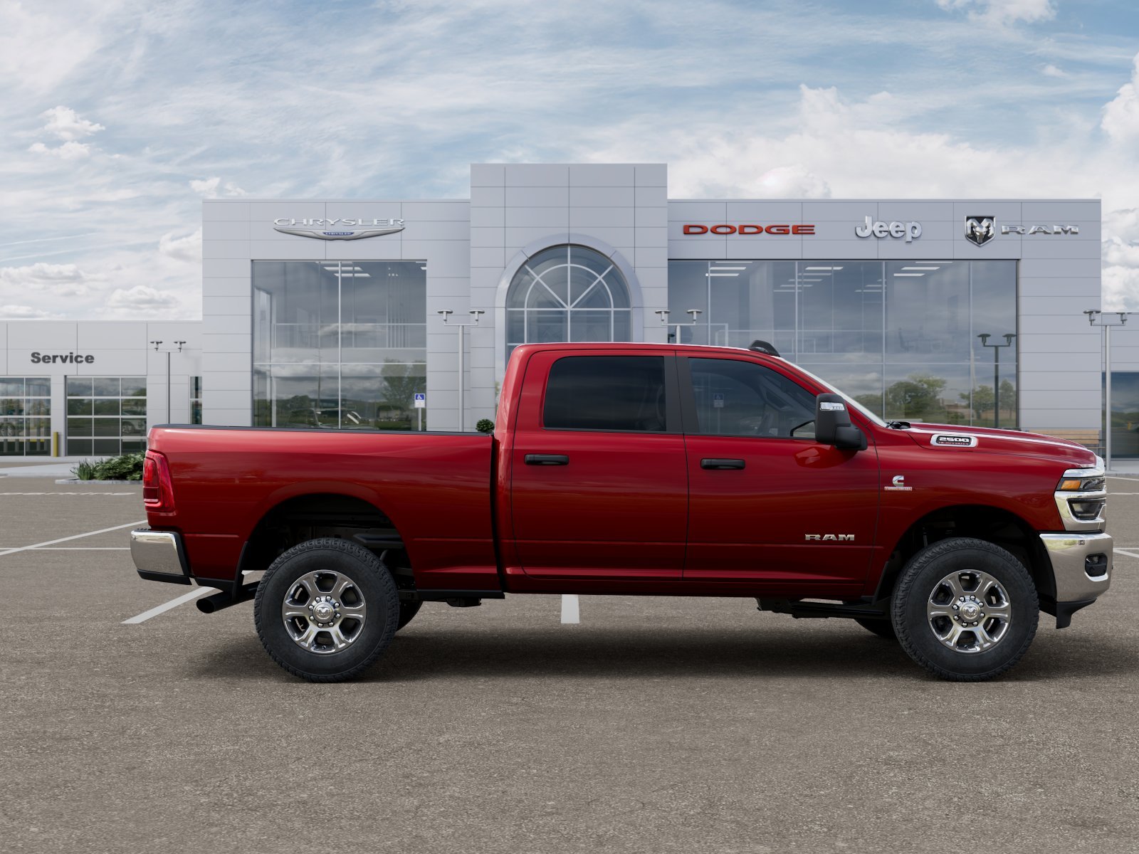 New 2025 Molten Red Pearlcoat RAM Big Horn image 12
