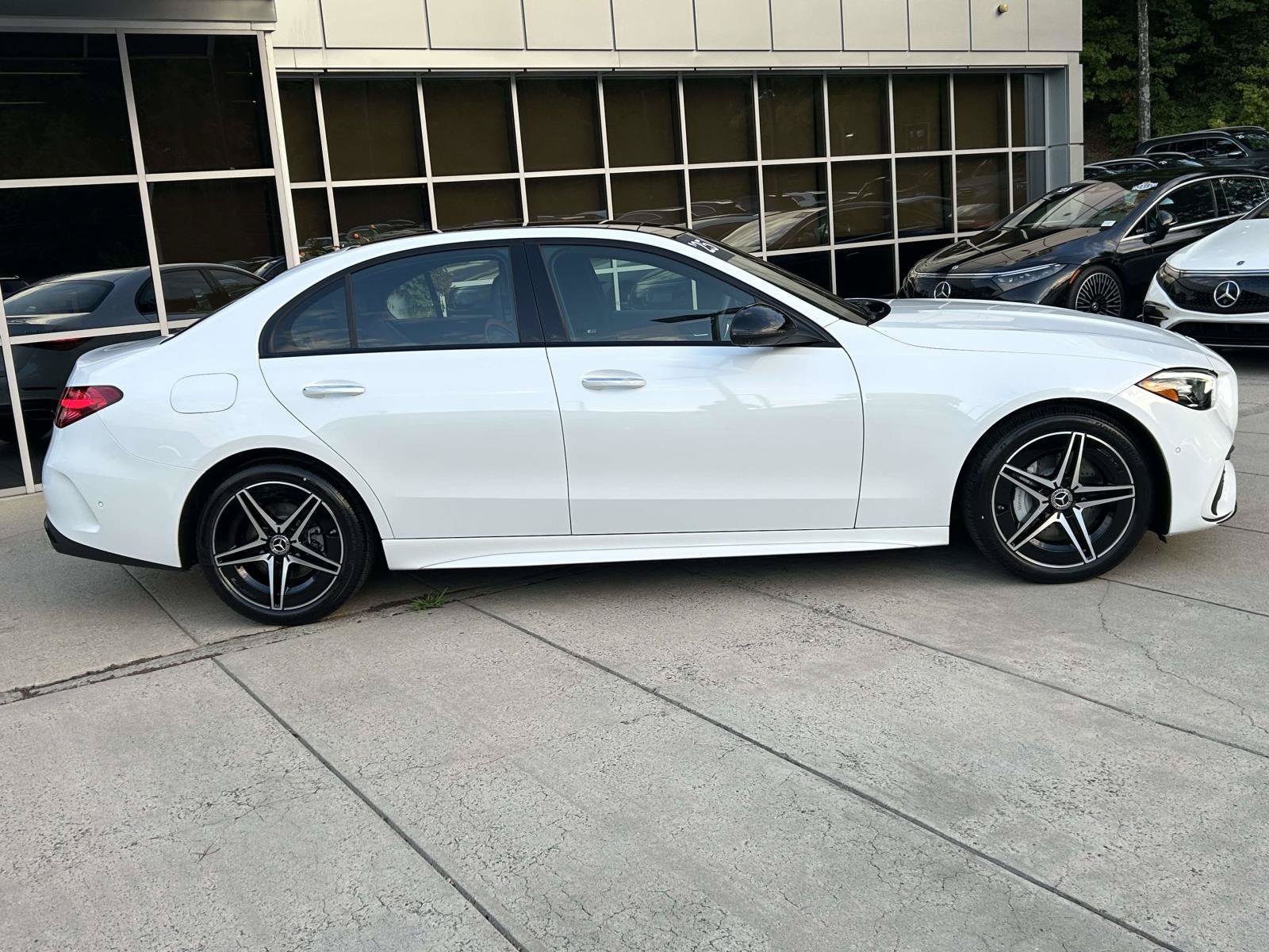 Certified Used 2025 MANUFAKTUR Moonlight White Metallic Mercedes-Benz C 300 Sedan image 5
