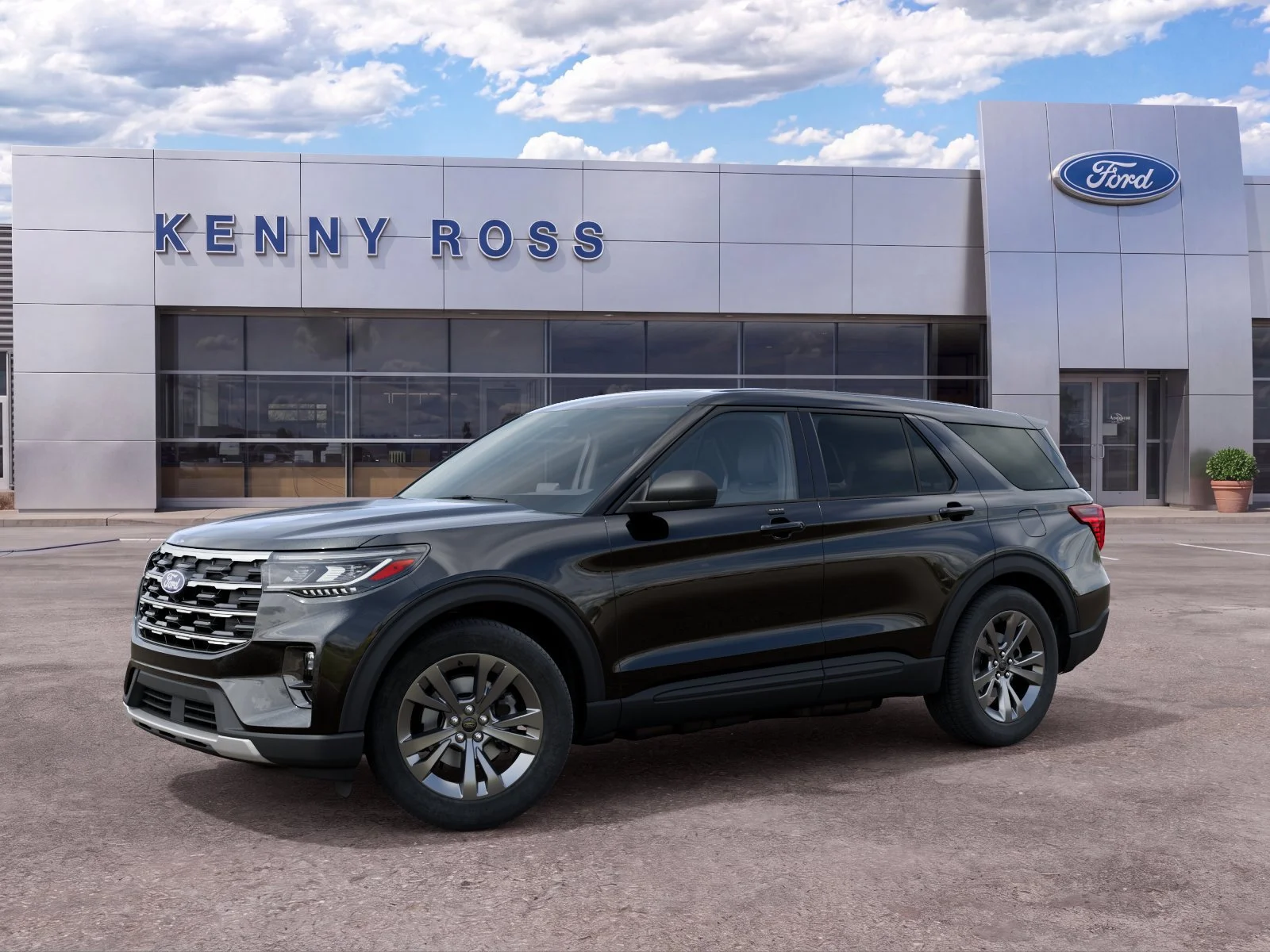 New 2027 Agate Black Metallic Ford Active image 2