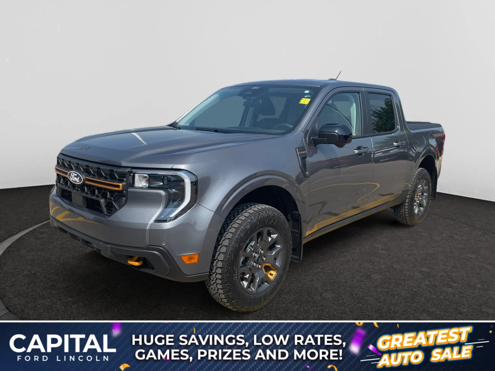 New 2026 Carbonized Grey Metallic Ford Tremor image 1