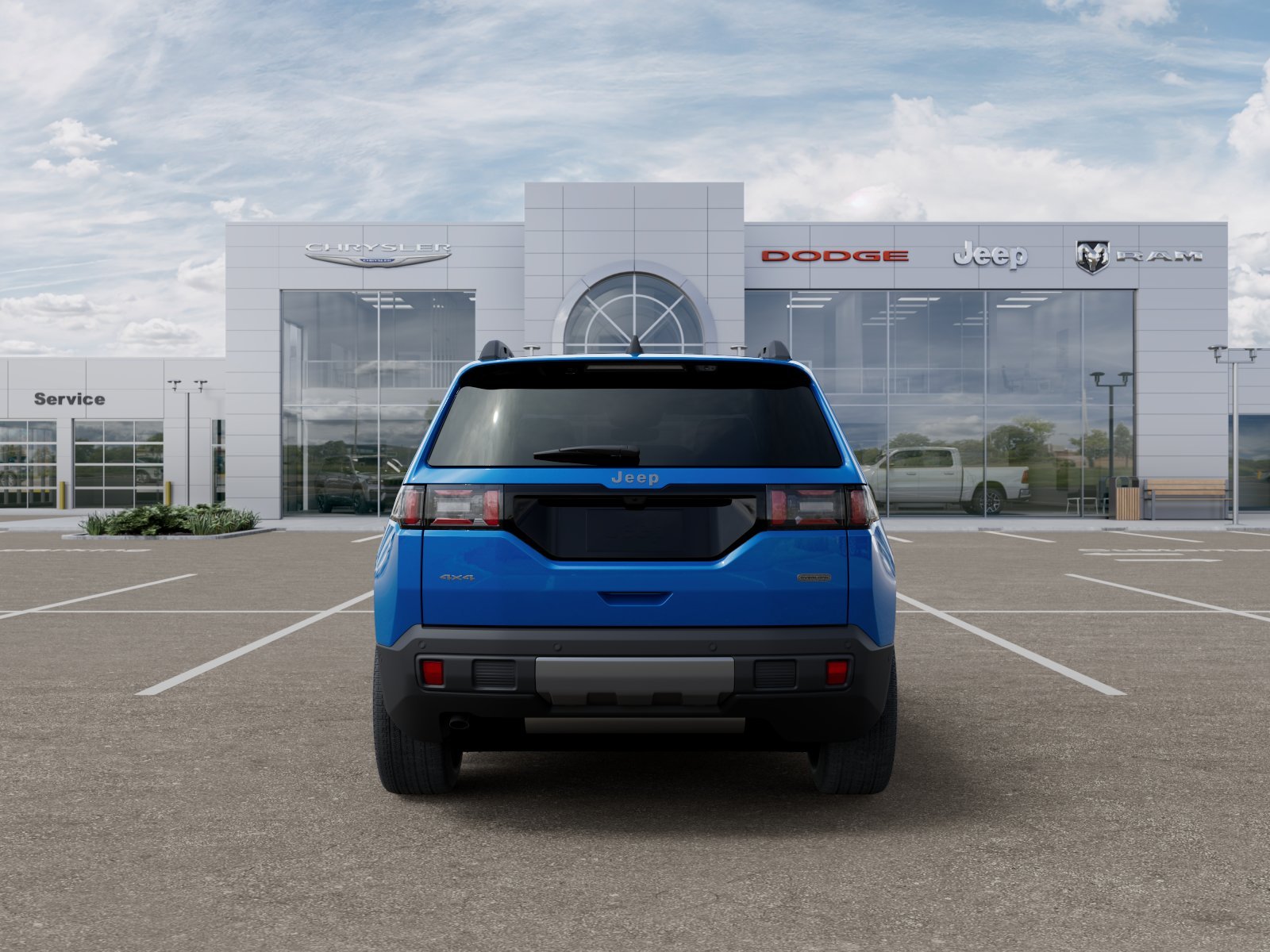 New 2026 Hydro Blue Pearl-Coat Exterior Paint Jeep Overland image 7