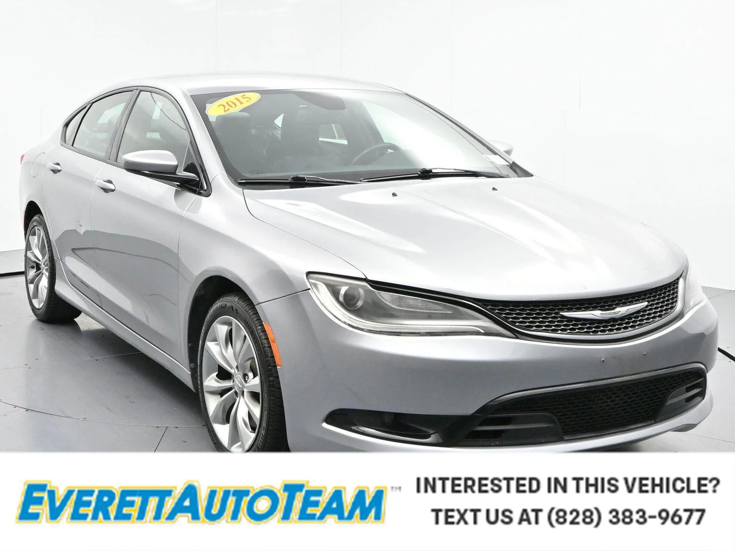 Used 2015 Billet Silver Metallic Clearcoat Chrysler S image 1