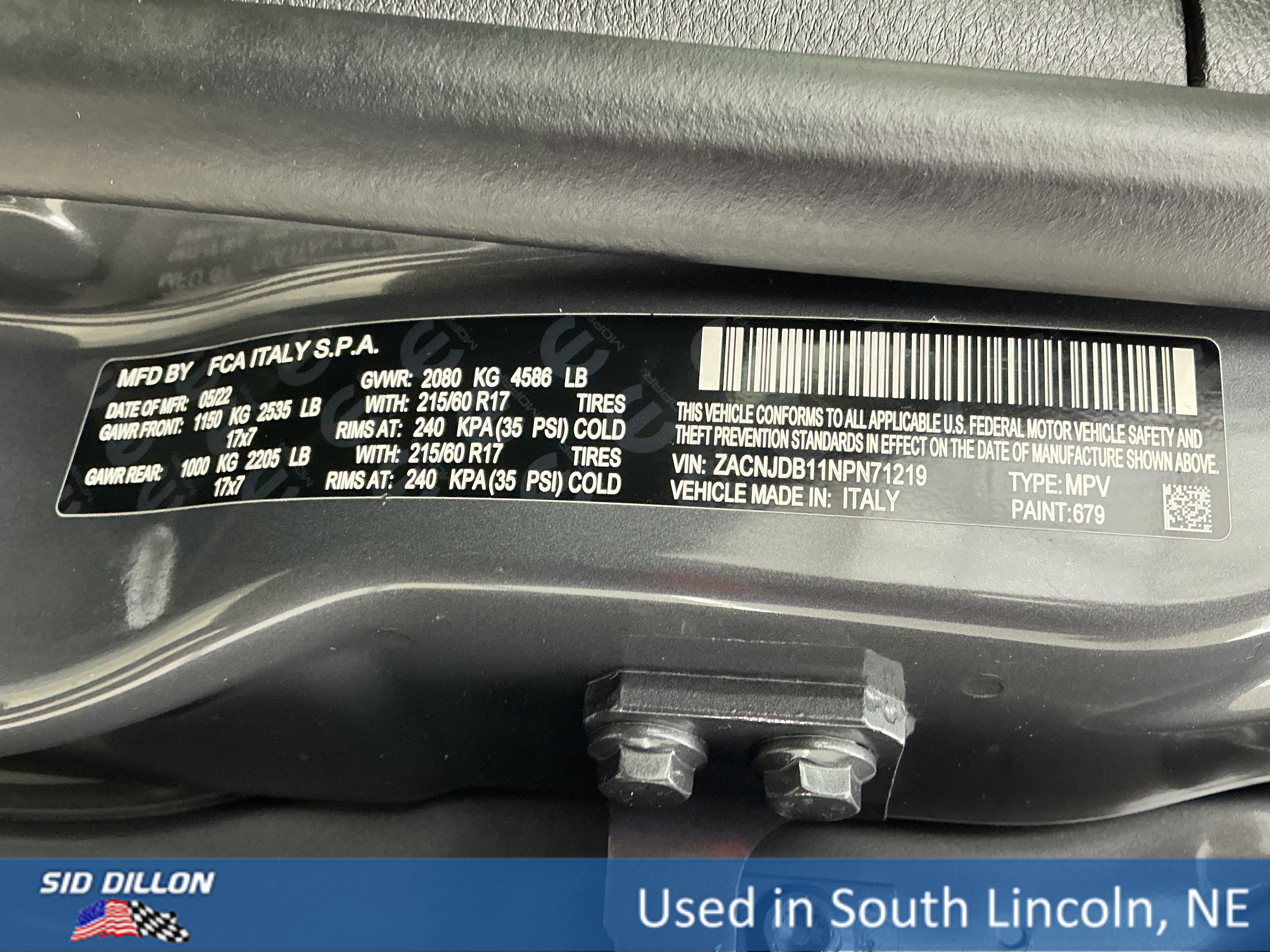Used 2022 Graphite Gray Jeep Latitude image 15