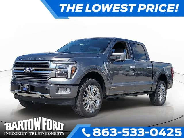 New 2026 Gray Metallic Ford Platinum image 1