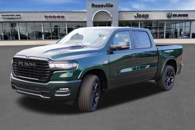 New 2026 Serrano-Green Metallic Exterior Paint RAM Laramie image 7