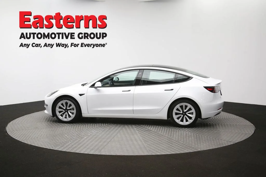 Used 2021 White Tesla Standard Range Plus image 55