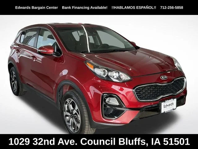 Used 2021 Red Kia LX image 2