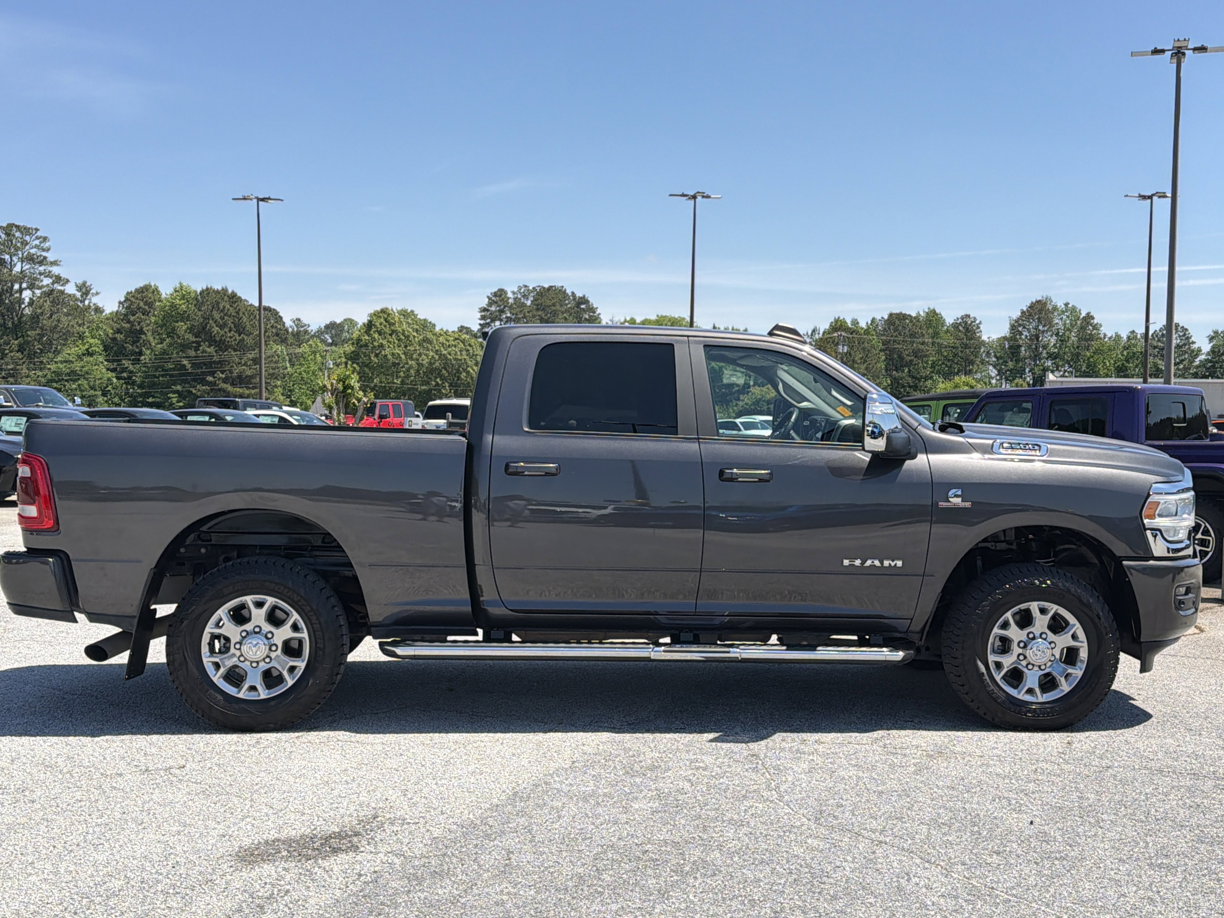 Used 2024 Granite Crystal Metallic Clearcoat Ram Laramie image 9