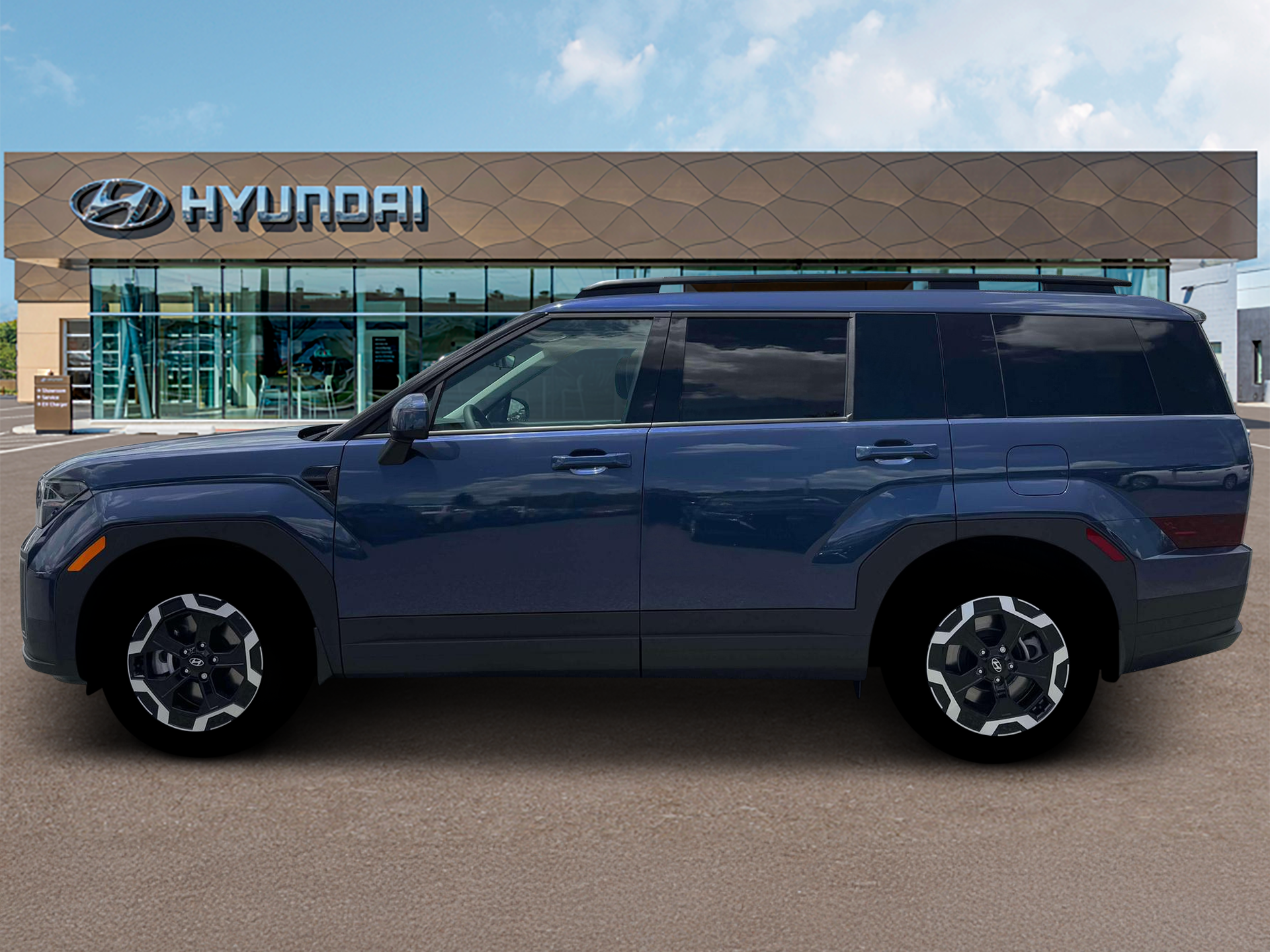 New 2026 Atlantis Blue Hyundai SEL AWD image 3