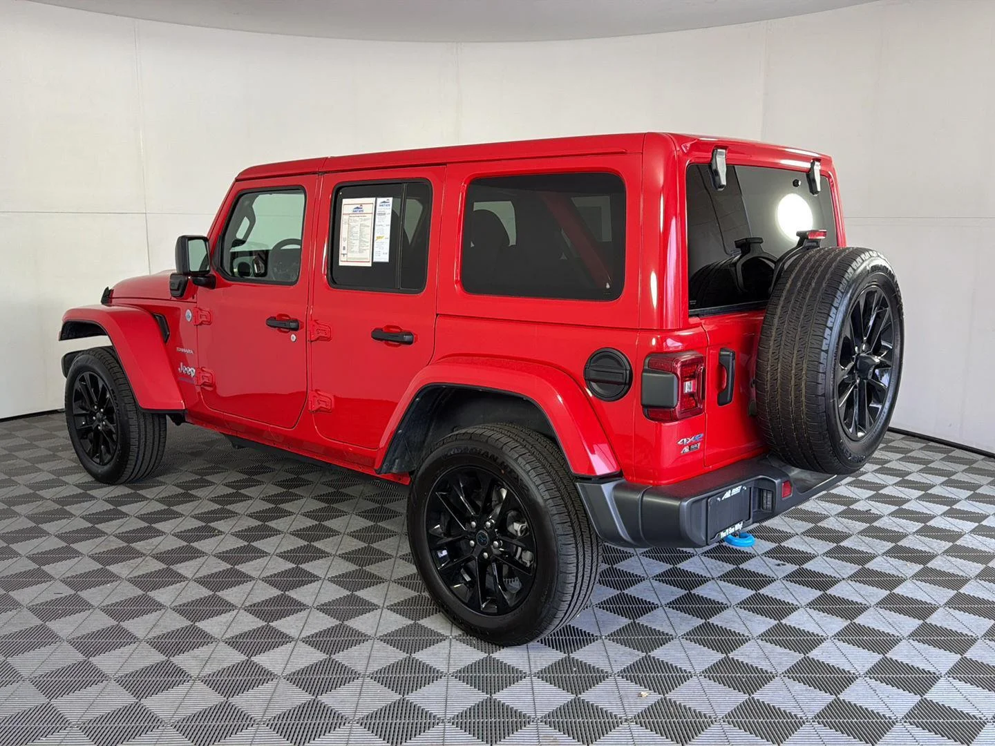 Used 2024 Firecracker Red Clearcoat Jeep Sahara image 7