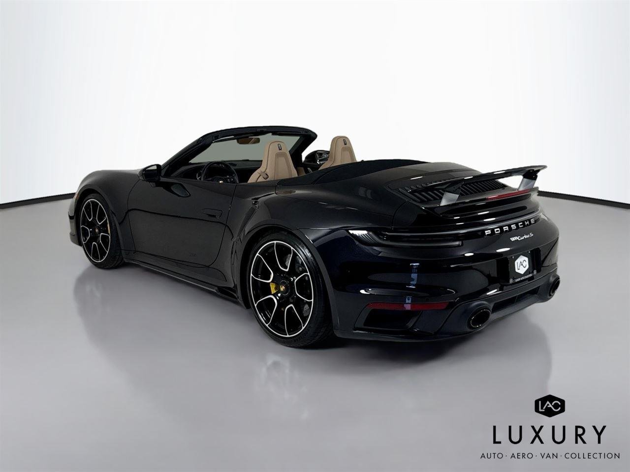 Used 2024 Black Porsche Turbo S Cabriolet | Front Lift | PCCB's image 8