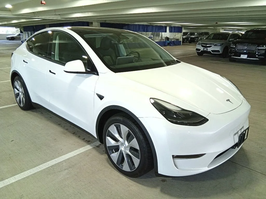 Used 2023 Pearl White Multi-Coat Tesla Long Range image 3