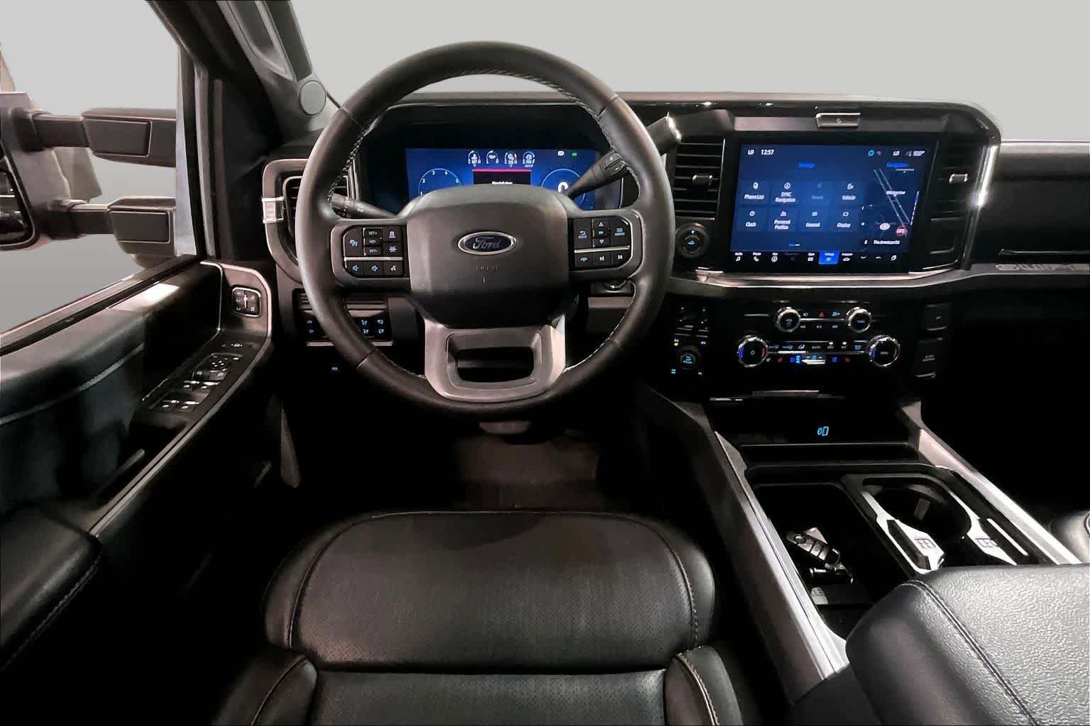 Used 2025 Agate Black Metallic Ford LARIAT image 6