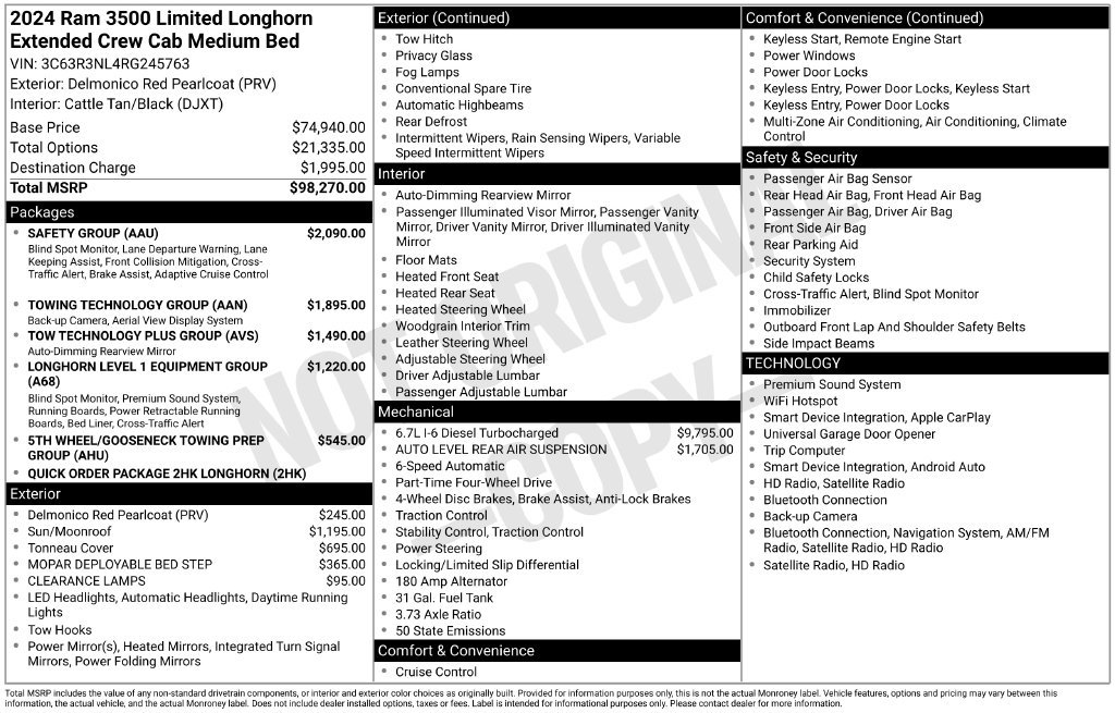Used 2024 Red Ram Limited Longhorn image 27