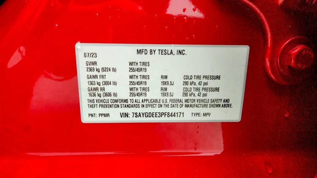 Used 2023 Red Multi-Coat Tesla Long Range AWD w/ 20