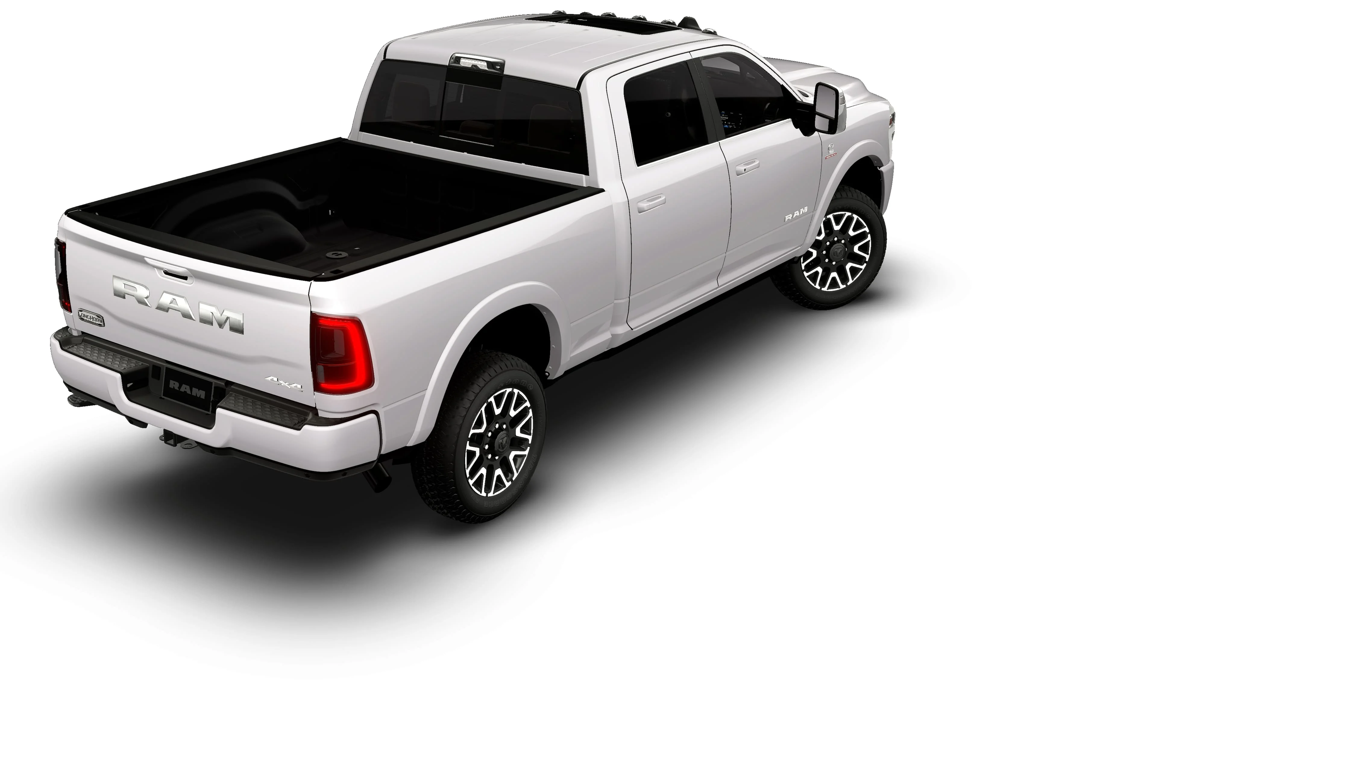 New 2026 Bright White Clear-Coat Exterior Paint RAM Limited Longhorn image 14
