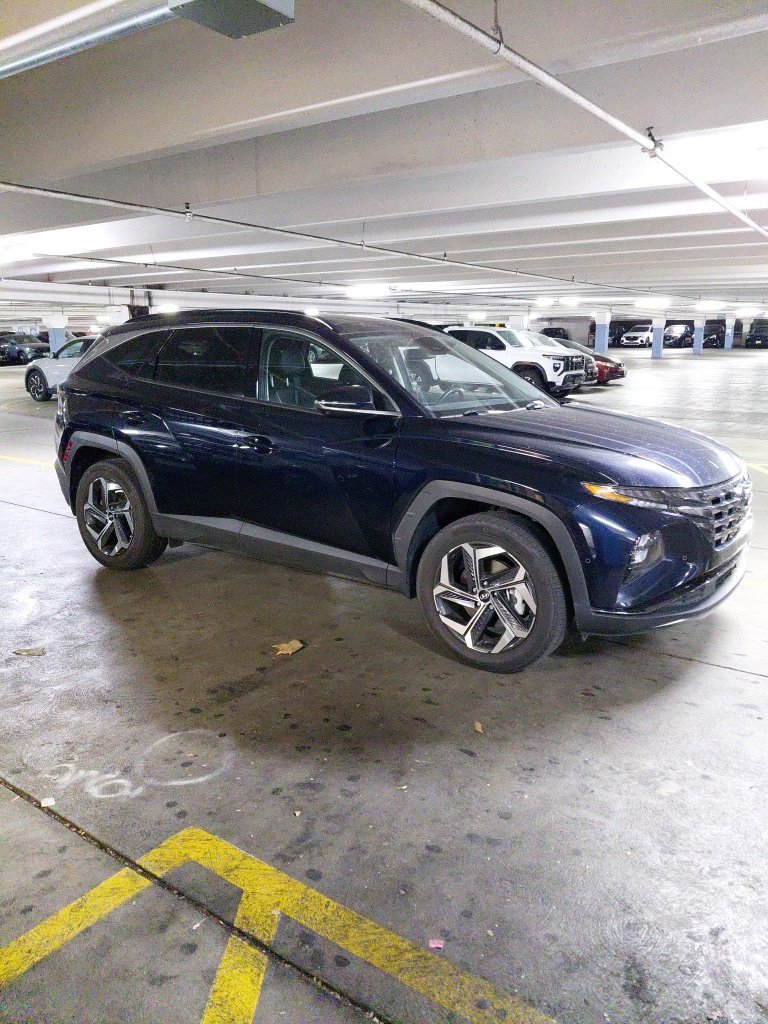 Certified Used 2023 Blue Hyundai Limited image 1