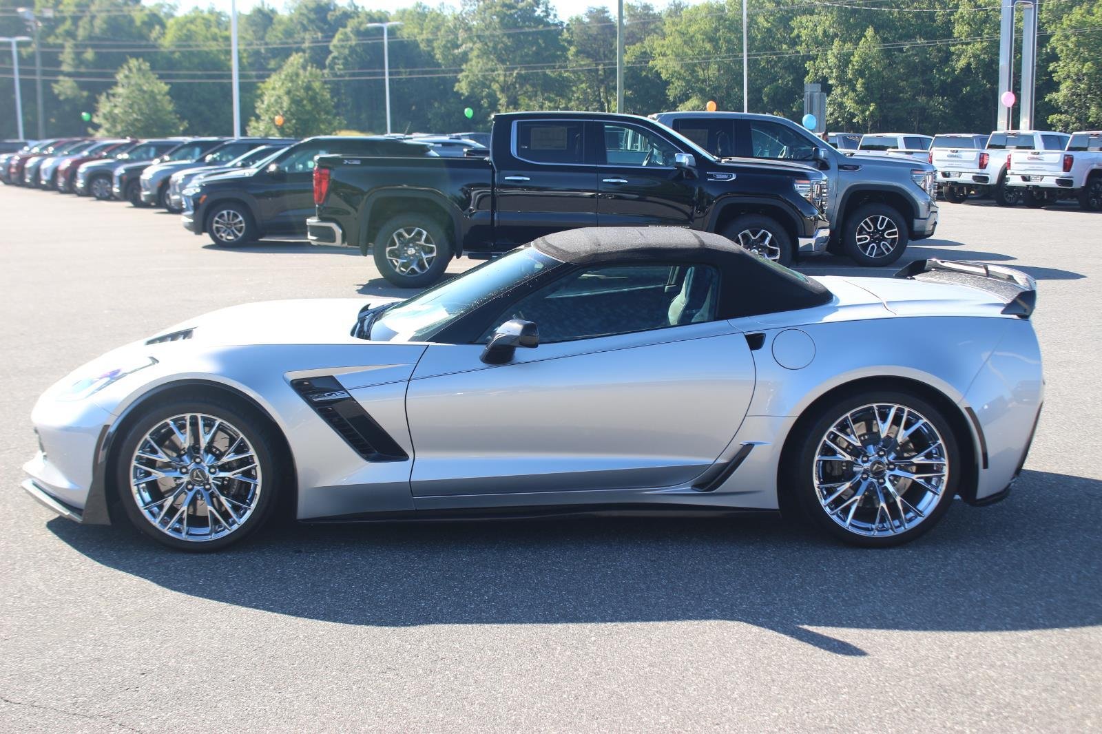 Used 2019 BLADE SILVER METALLIC Chevrolet Z06 2LZ image 4