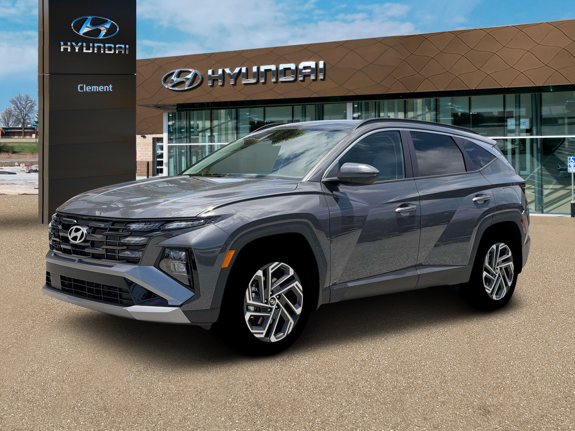 New 2026 Gray Hyundai SEL Plus AWD image 2