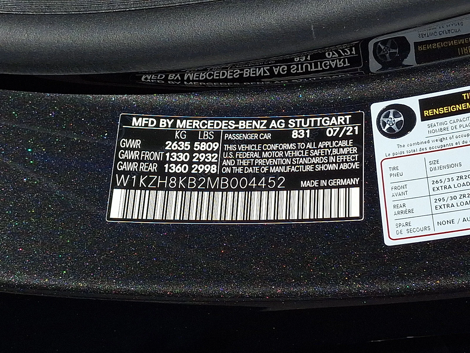 Certified Used 2021 Graphite Grey   831 Mercedes-Benz AMG® E 63 S image 28