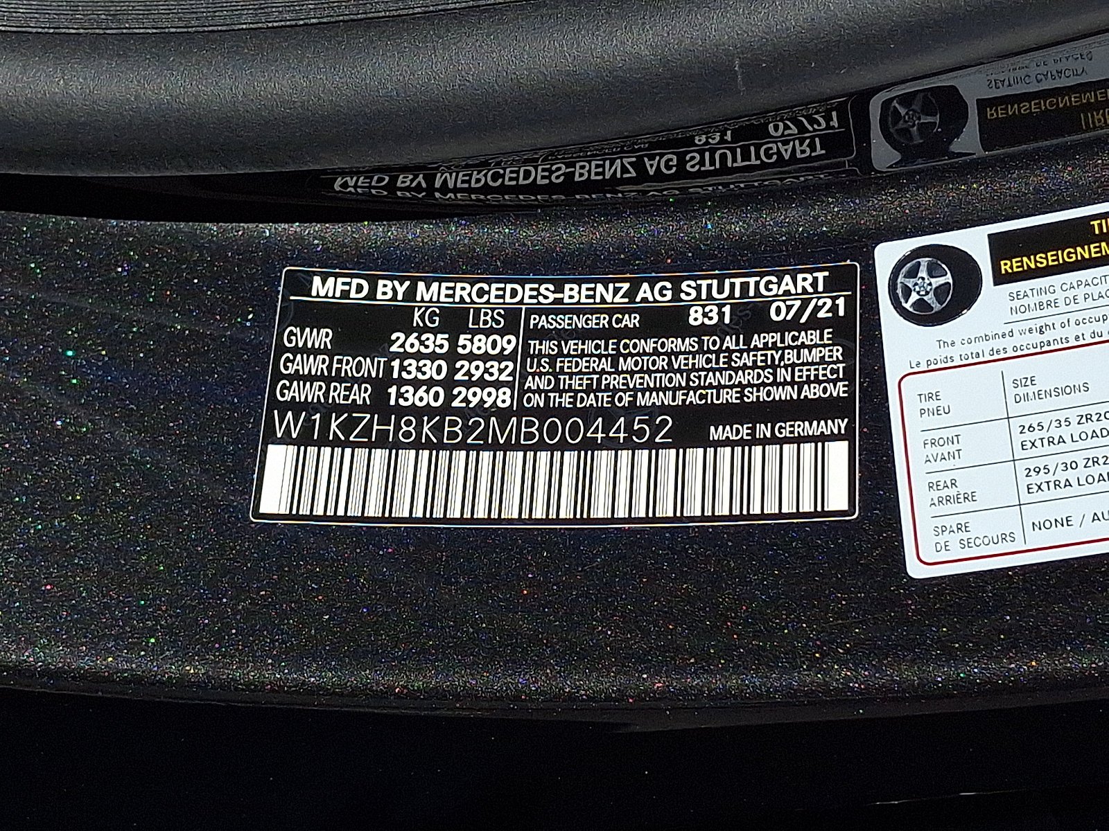 Certified Used 2021 Graphite Grey   831 Mercedes-Benz AMG® E 63 S image 28