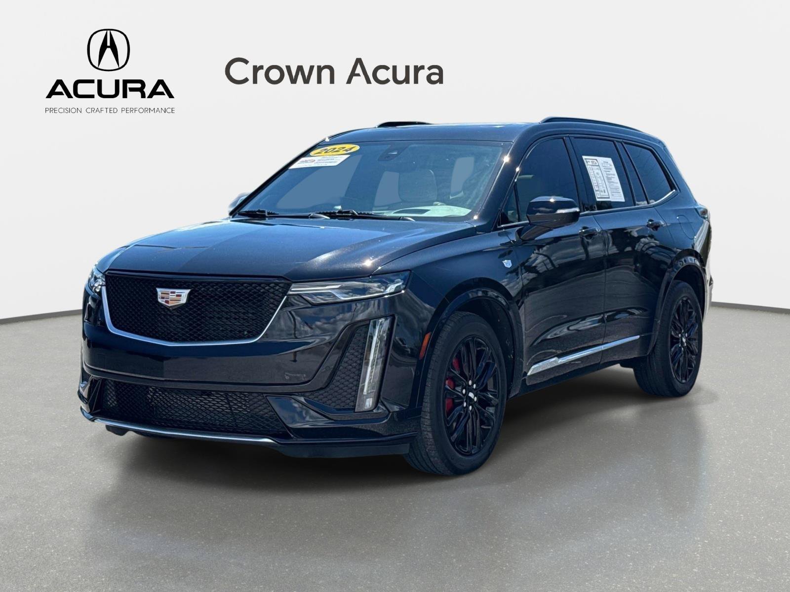 Used 2024 Stellar Black Metallic CADILLAC AWD Sport image 1