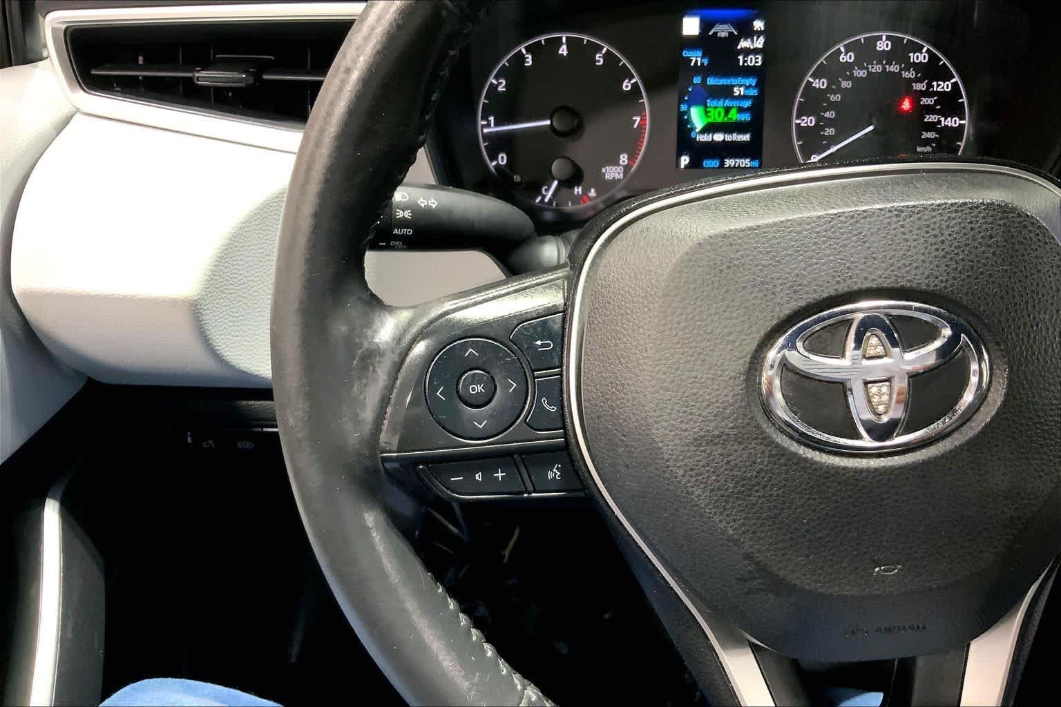 Used 2023 Classic Silver Metallic Toyota SE image 24