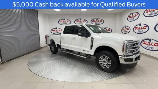 New 2026 Star White Metallic Tri-Coat Ford Lariat image 2