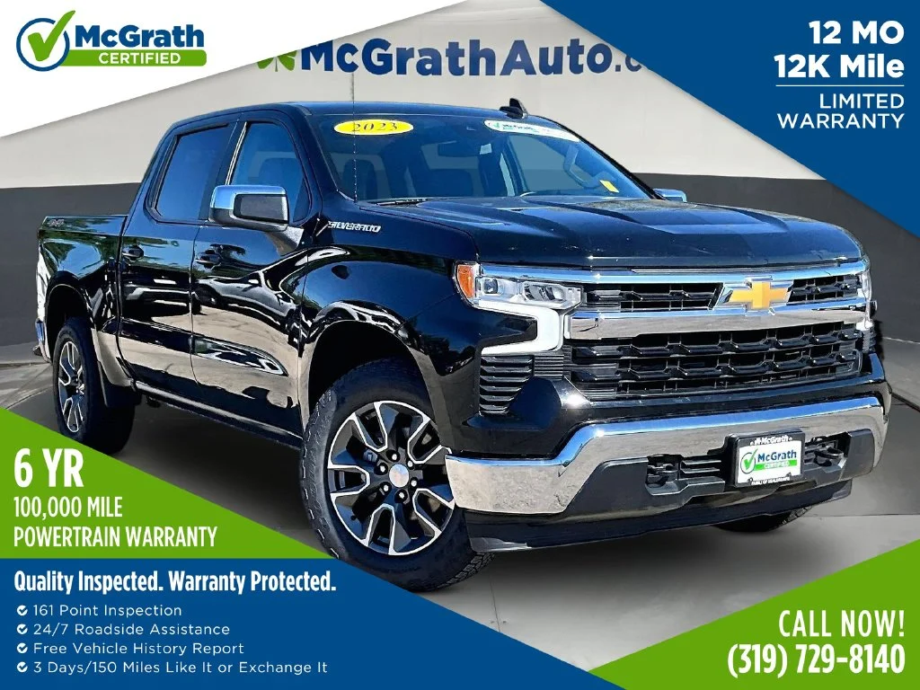 Certified Used 2023 Black Chevrolet LT image 1