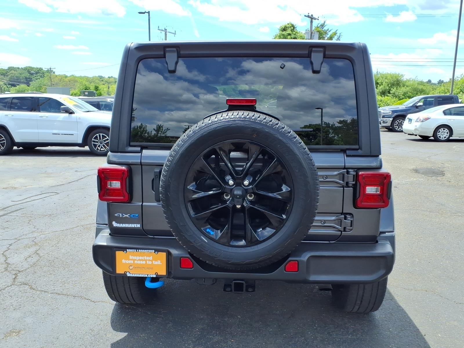 Certified Used 2023 Gray Jeep Sahara 4xe image 6