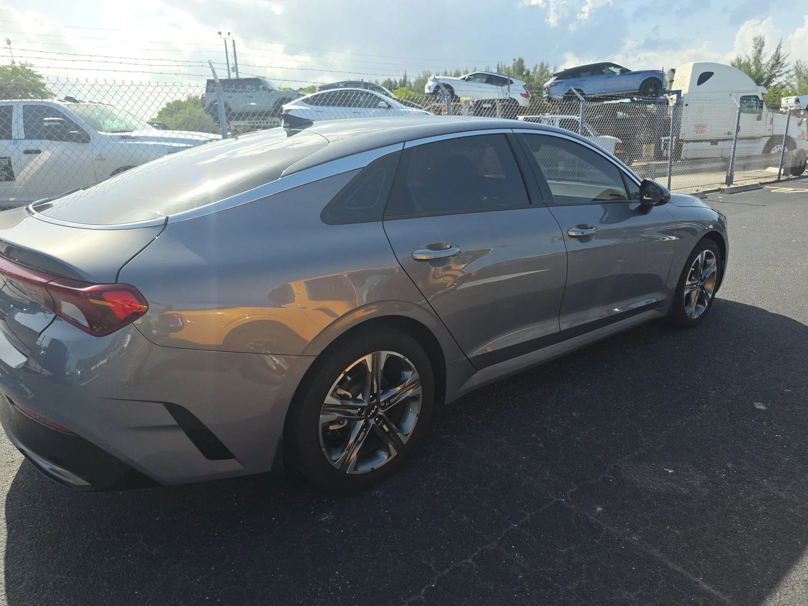 Used 2023 Silver Kia EX image 6