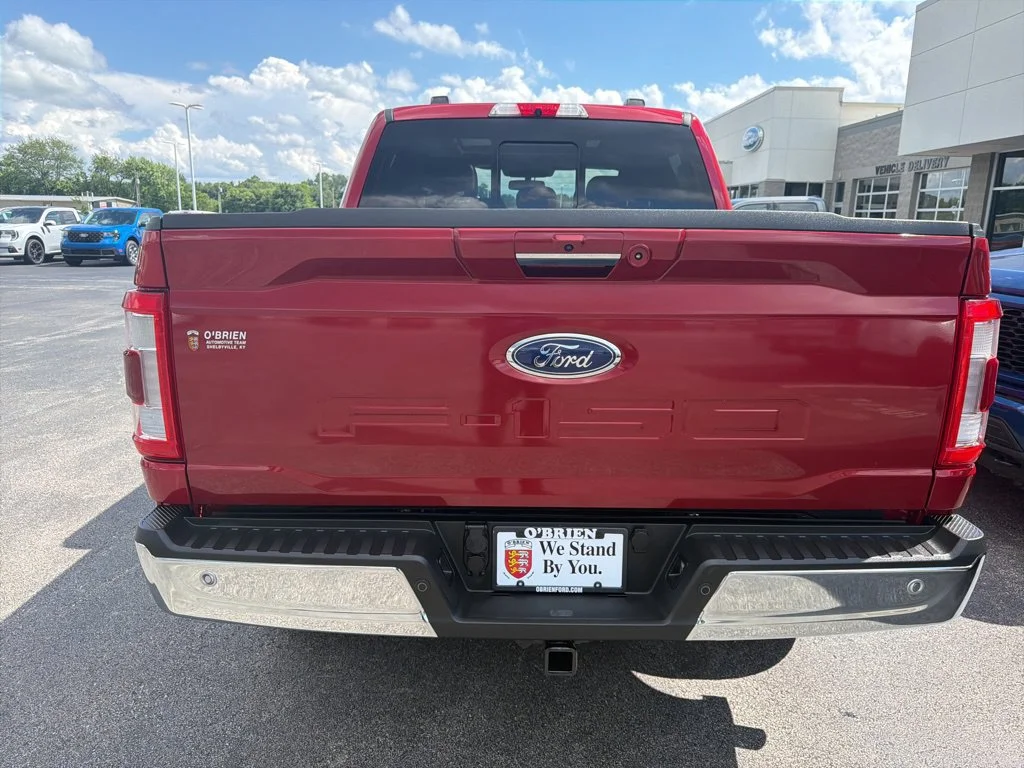 Used 2021 Rapid Red Metallic Tinted Clearcoat Ford Lariat image 4