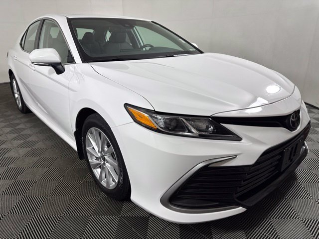 Used 2021 White Toyota LE image 1