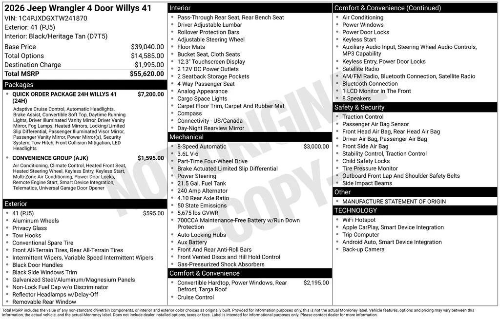 New 2026 41 Exterior Paint Jeep Willys 41 image 31