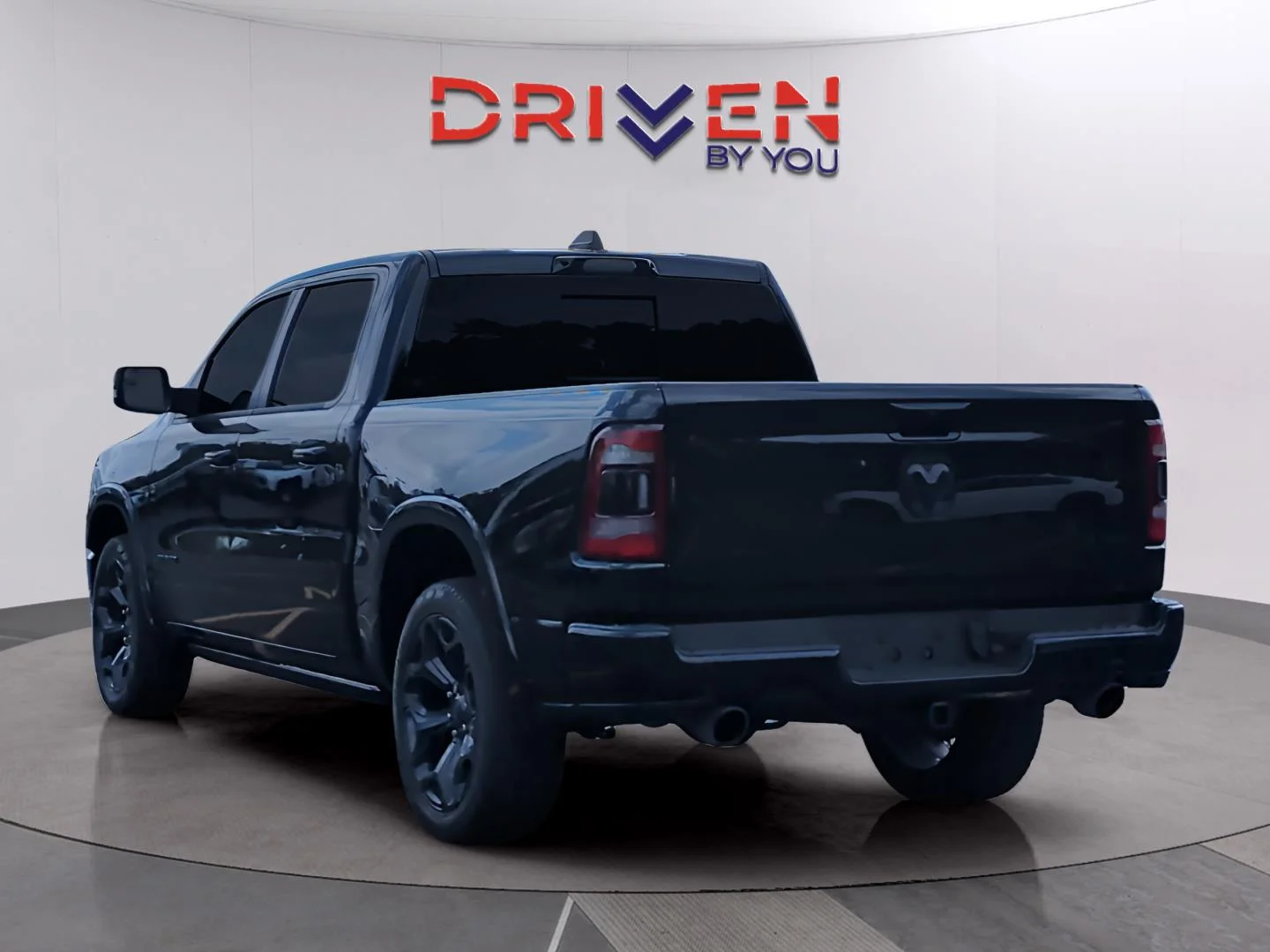 Used 2023 Diamond Black Crystal Pearlcoat Ram Limited image 3