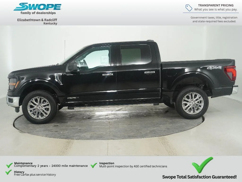 New 2026 Agate Black Metallic Ford XLT image 9