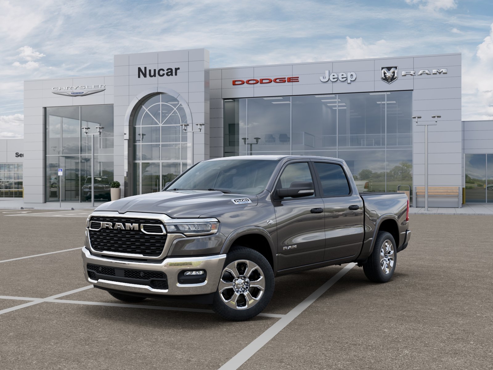 New 2026 Granite Crystal Metallic Clear-Coat Exterior Paint RAM Big Horn/Lone Star image 16