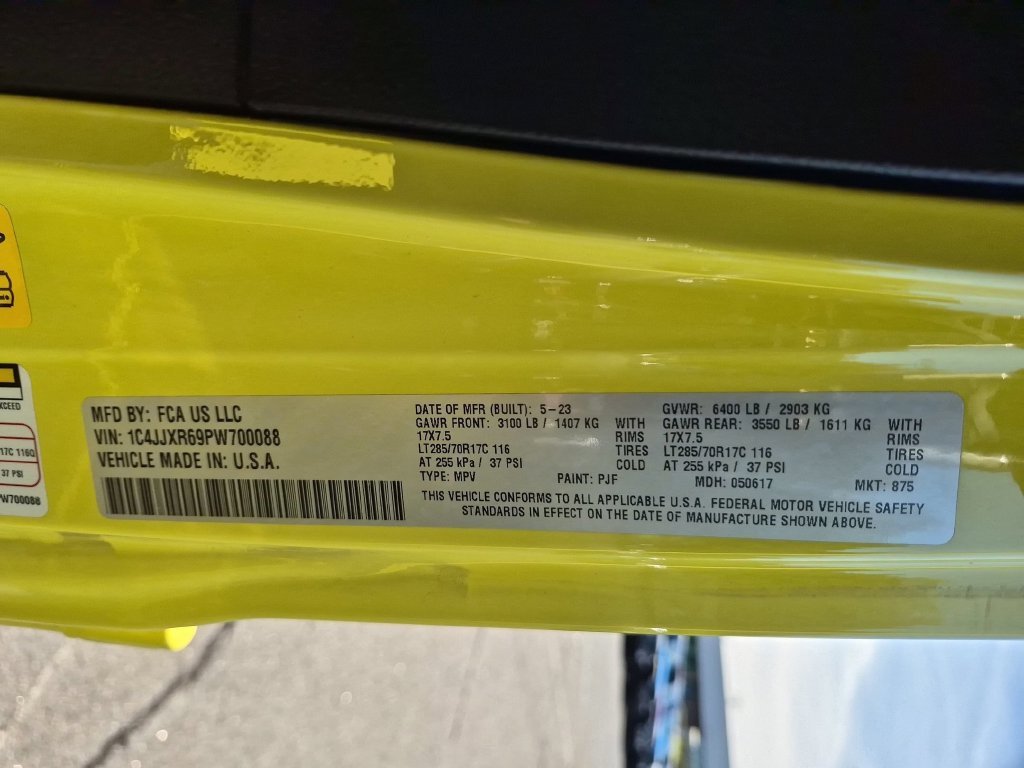 Certified Used 2023 Yellow Jeep Rubicon 4xe image 32
