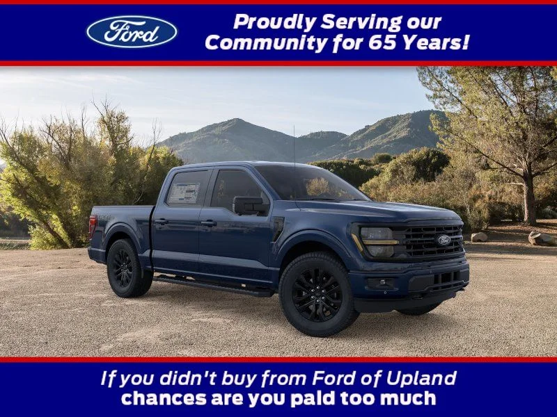 New 2026 Antimatter Blue Metallic Ford XLT image 1