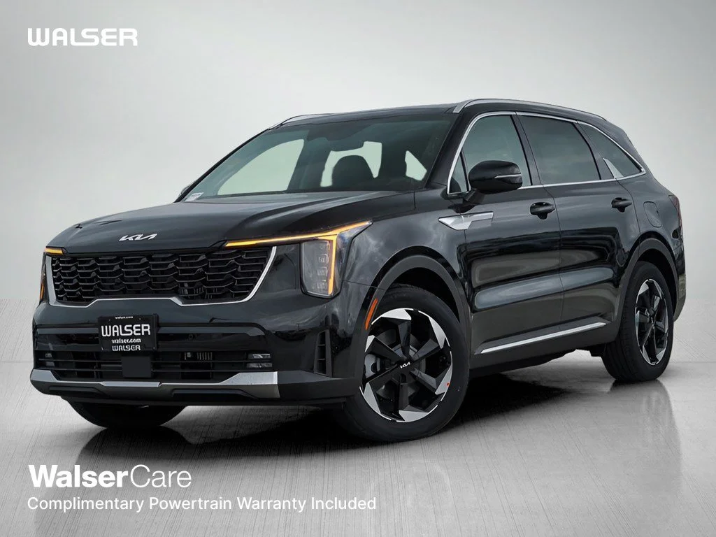 New 2026 Aurora Black Pearl Kia EX AWD image 1