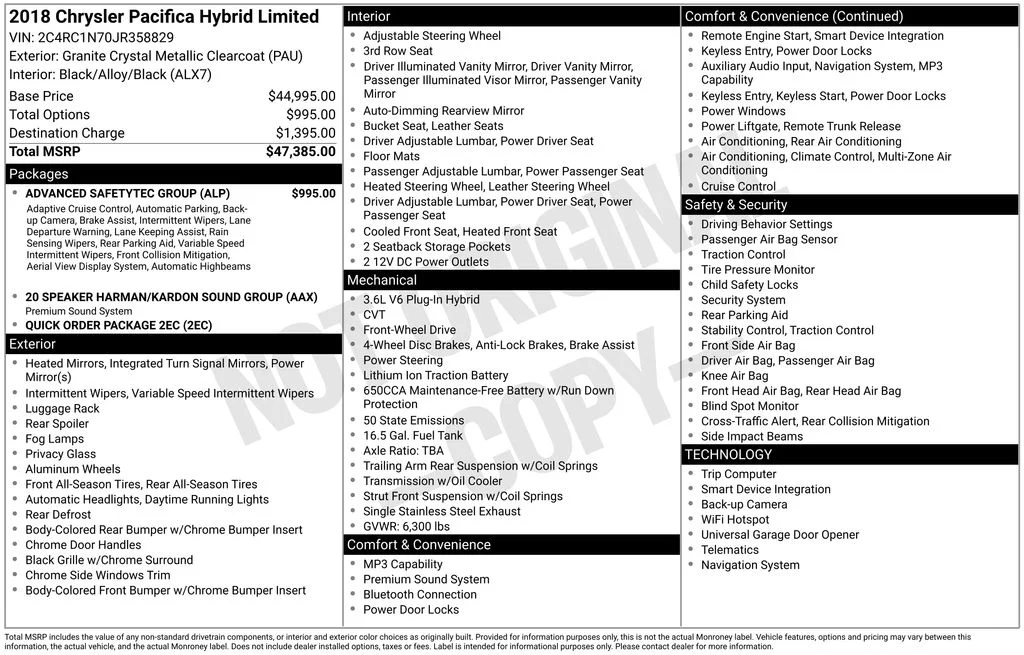 Used 2018 Gray Chrysler Limited image 30