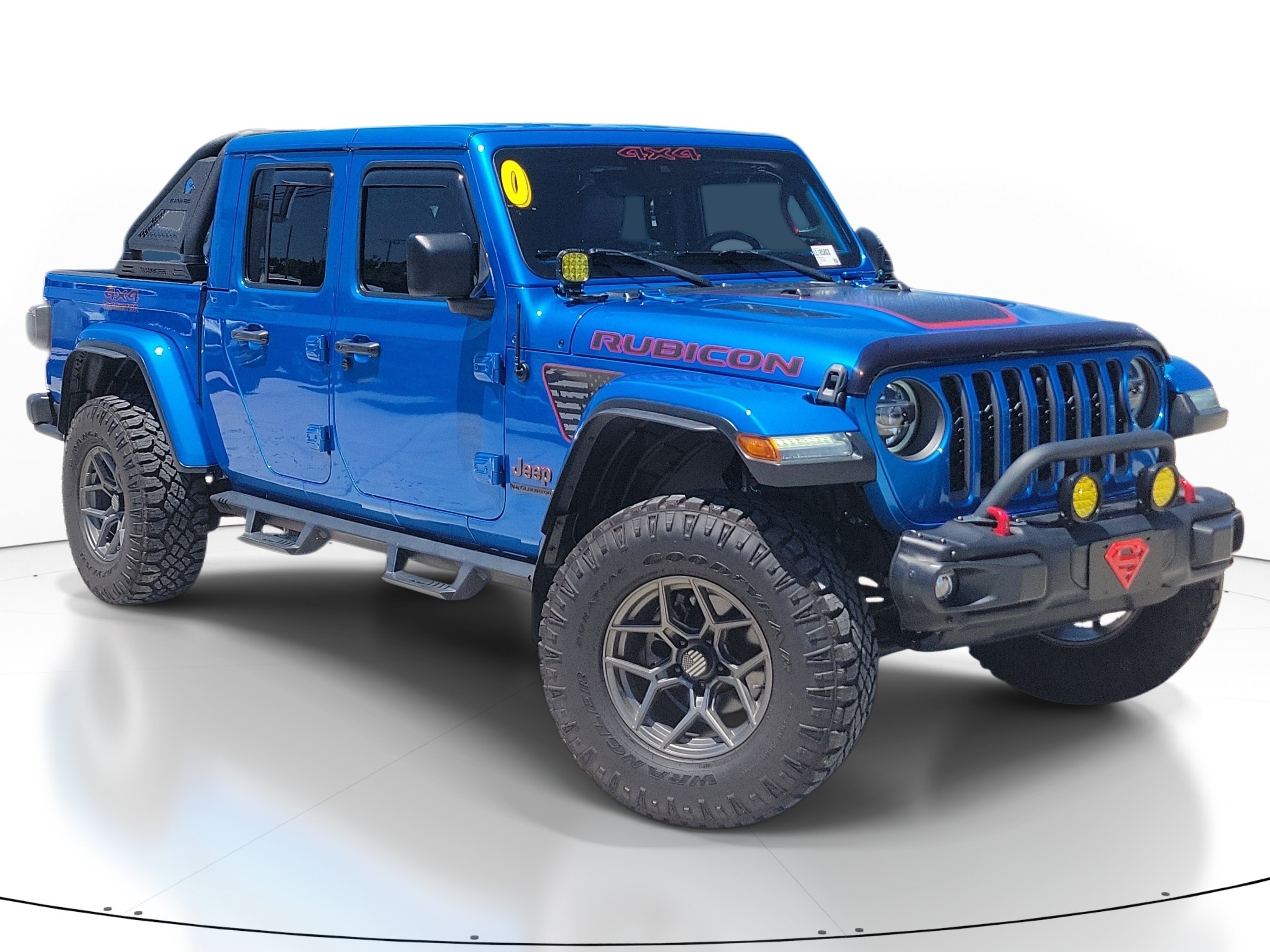 Used 2020 Hydro Blue Pearlcoat Jeep Rubicon image 1