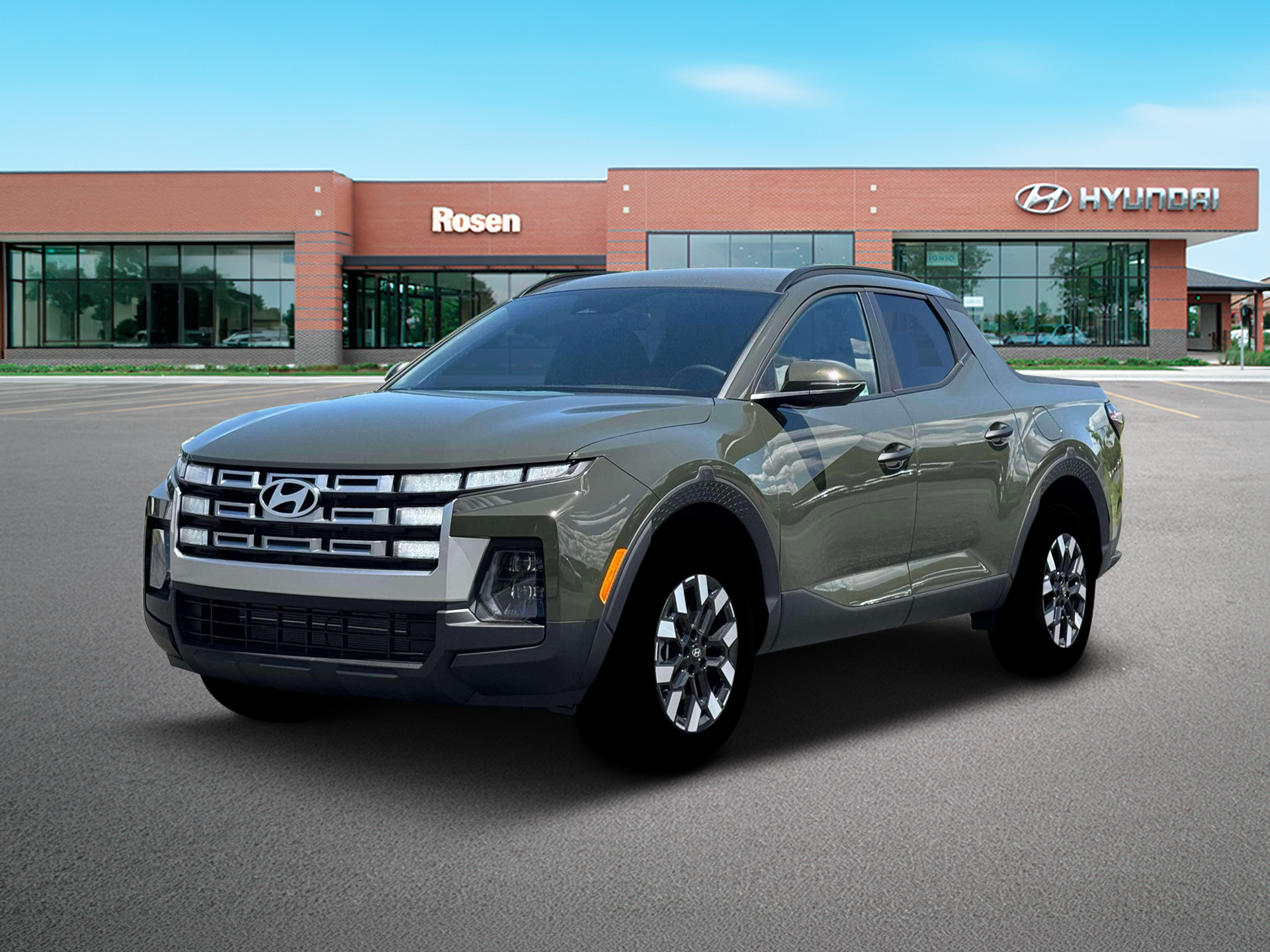 New 2026 Green Hyundai SEL AWD image 1