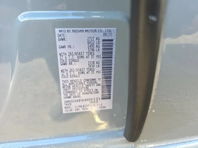 New 2026 Boulder Gray Pearl Nissan SV image 16