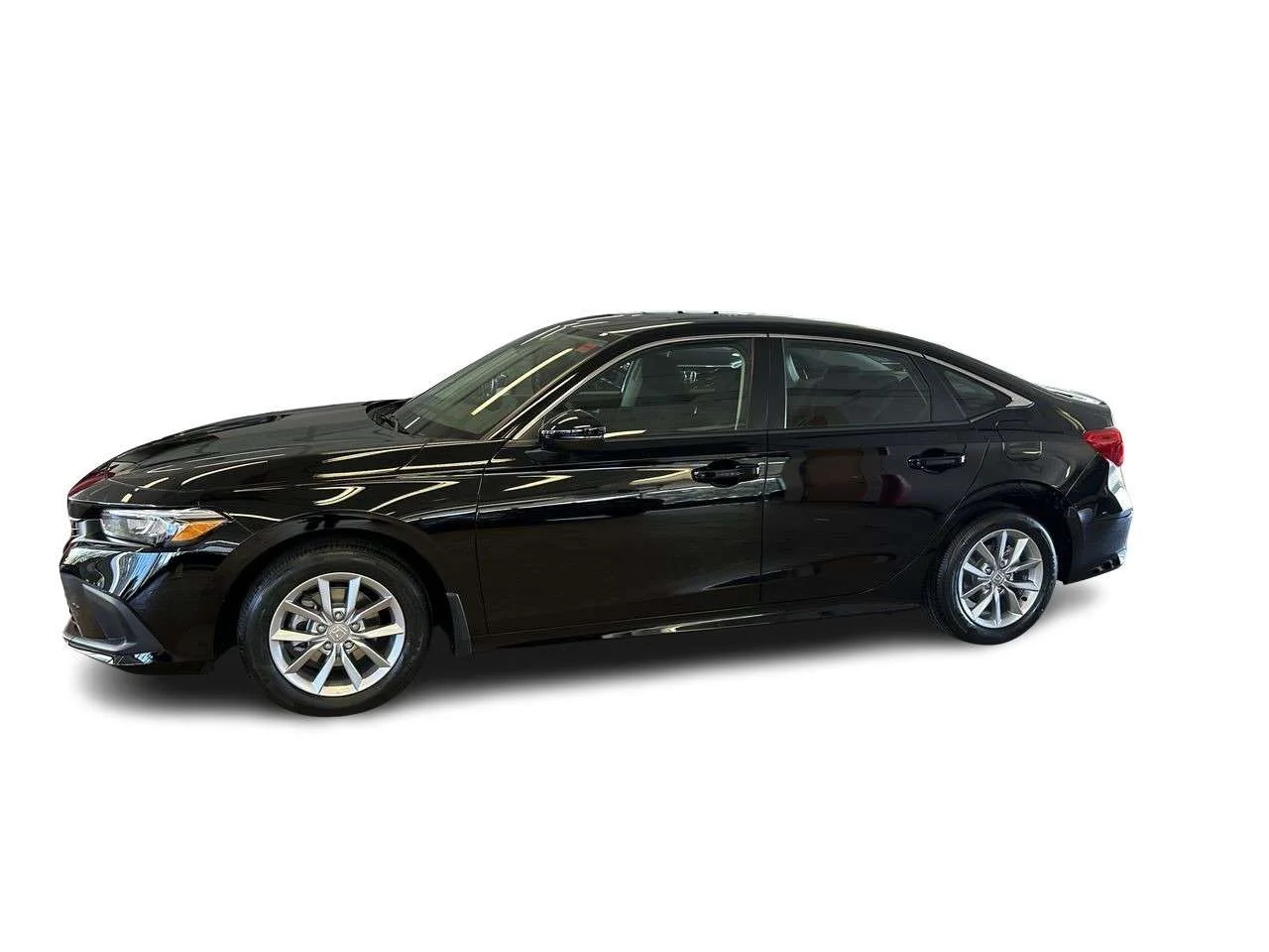 Used 2024 Crystal Black Pearl Honda Sedan EX CVT Certified Pre-Owned   No Accident   L image 6