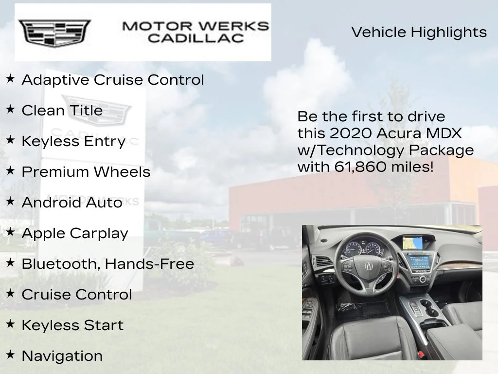 Used 2020 White Acura Technology image 12