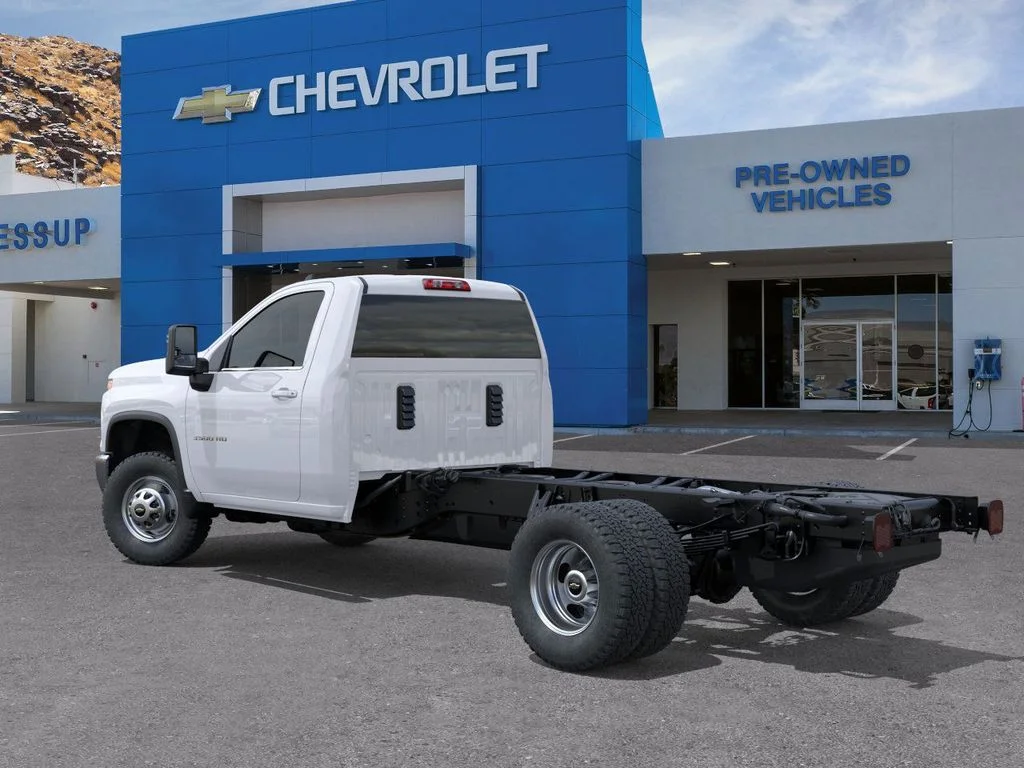 New 2026 Summit White Chevrolet Work Truck image 3