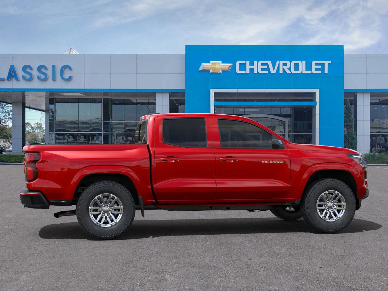 2025 Chevrolet Colorado WT/LT Red at Classic Elite Chevrolet Hwy 6