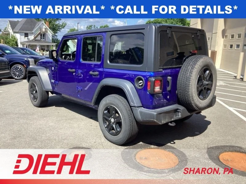 Used 2020 Blue Jeep Unlimited Sport S image 5