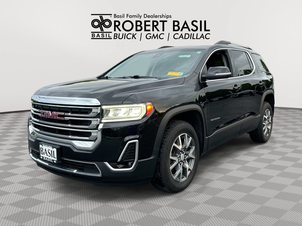 Used 2023 Ebony Twilight Metallic GMC SLT image 1
